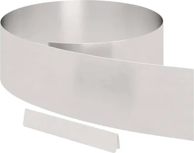 Produktbild von Raseneinfassung 4 pcs Silber 450 x 0,05 x 20 cm Edelstahl