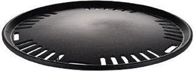 Produktbild von Koreanische BBQ Antihaftbeschichtete runde Barbecue-Grillpfanne aus medizinischem Stein zum Grillen im Innen- und Außenbereich, 35 cm