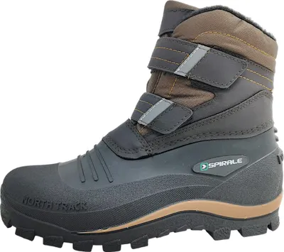 Image de Tove - Bottines pour hommes, doublure chaude, bottes d'hiver, couleur marron, style décontracté