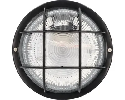 Produktbild von Rundleuchte 1-flammig ØxH 185x100 mm schwarz