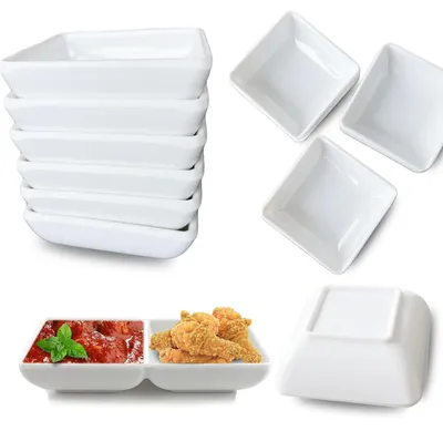 Image de Petits bols carrés, lot de 12, pour sauces ou dips
