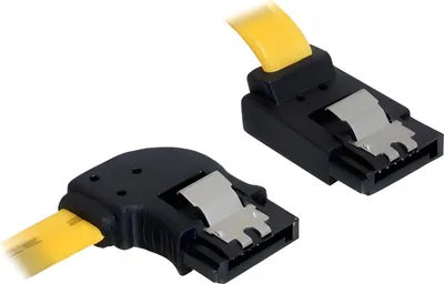 Produktbild von DeLOCK 0.5m SATA III, 0,5 m, Männlich/Männlich, Gelb