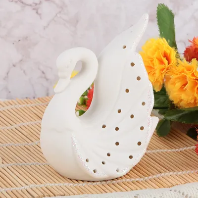 Image de Lumière de cygne, lampe de cygne, lumière de cygne de LED, lampe de cygne de LED, lampe de cygne en céramique, lampe de décoration de cygne