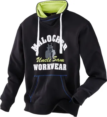 Produktbild von Uncle Sam Sweatshirt schwarz/royal/limette Gr. XL