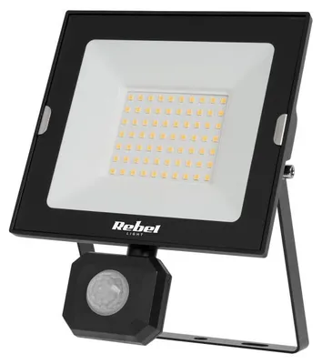 Produktbild von Rebel URZ3619 Scheinwerfer mit Dämmerungs- und Bewegungssensor, 50 W, 6500 K, 230 V, 4250 lm