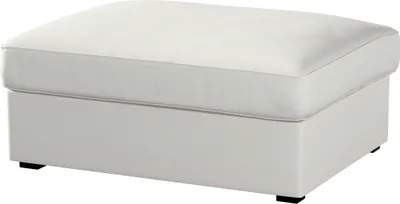 Produktbild von Dekoria Bezug für Kivik Hocker, mittelgrau, Bezug für Hocker Kivik
