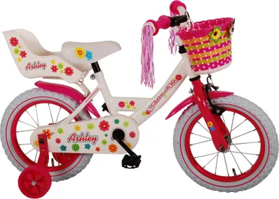 Immagine prodotto di Bicicletta per bambini Volare Ashley - bambine - 14 pollici - bianco - assemblata al 95