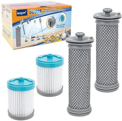 Zdjęcie produktu dla 2 filtry wstępne + 2 filtry HEPA, filtry wymienne do urządzeń Tineco