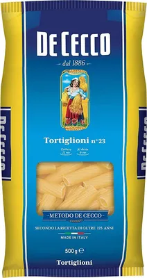 Produktbild von 10x Pasta De Cecco 100% Italienisch Tortiglioni n. 23 Nudeln 500g