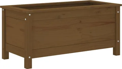 Produktbild von vidaXL Pflanzkübel Honigbraun 82,5x40x39 cm Massivholz Kiefer