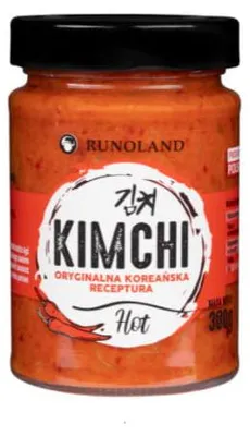 KIMCHI HOT KOREAŃSKA KISZONA KAPUSTA 270G RUNOLAND