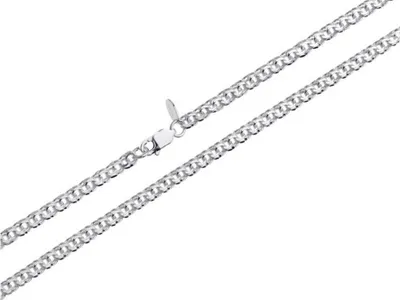 Produktbild von SILBERKETTEN STORE Garibaldikette 3,6mm - 925 Silber, Länge wählbar von 38-100cm - 45cm