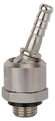 Produktbild von Riegler Schlauchtülle, Messing vernickelt, drehbar, G 1/4 AG, LW 8