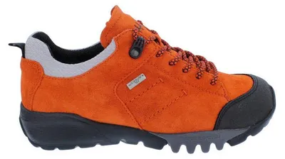 Produktbild von Waldläufer Wanderschuhe H-Amiata 787952-408-087, Velourleder mit Gummikappe, Orange-Grau, Waldläufer®Tex-Membran 40 1/2