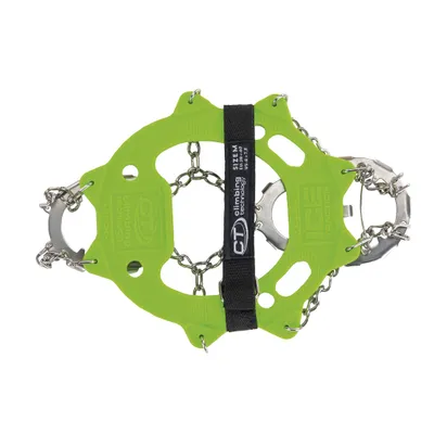 A single climbing accessory, likely for ice or snow, is shown against a white background.