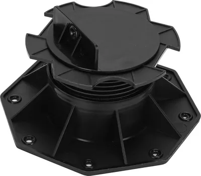 Immagine prodotto di Cuscinetti per piedistalli Jiubiaz 60-140 MM per tavole da decking per esterni in legno WPC Altezza regolabile in plastica sottostruttura capannone giardino terrazza set completo 60-140 MM 30 pezzi