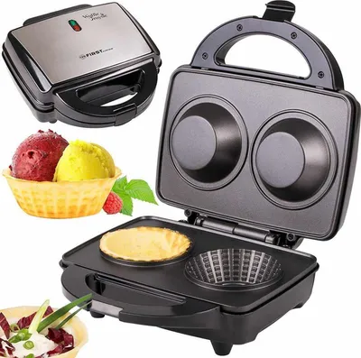 Obrázok produktu pre Vaflova First Austria FA-5304, 600 W, 2 vafle, neprinav povrch, ierny