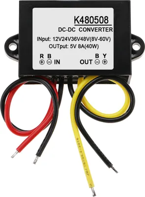 Zdjęcie produktu dla Moduł zasilacza obniżającego DC-DC 12V/24V/36V/48V do 5V 8A z przetwornicą buck