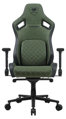 Zdjęcie produktu dla COUGAR DEFENSOR S ARMY GREEN F, Uniwersalny fotel dla gracza, 150 kg, Tapicerowane siedzisko, Oparcie tapicerowane, Czarny, Czarny