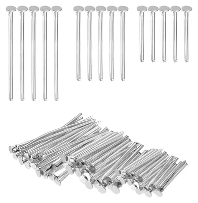 Flachkopfstifte 600 Stück, 0,8 mm, 16/20/25 mm, für DIY-Schmuck