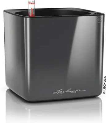 Obrázok produktu pre Kvetináč 17X17Cm S Irrigačným Systémom Lechuza Cube Glossy