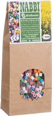 Produktbild von Nabbi® BioBeads Ø 5mm, 2.000 Stk., 10 Farben Mix