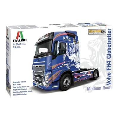 Produktbild von Modell-Bausatz LKW 3942 - VOLVO FH4 Globetrotter Mitteldach (1:24)