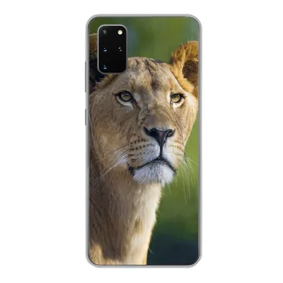 Produktbild von MuchoWow® Handyhülle Schutzhülle Hülle für Samsung Galaxy S20 Plus Porträt - Löwe - Wild Silikon Softcase Handy Hülle - Hartschale