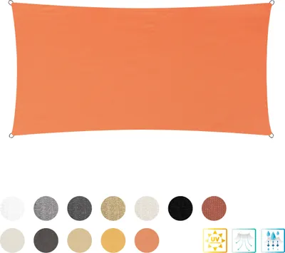 Produktbild von Lumaland Sonnensegel Polyester Rechteck 2 x 4 Meter Sand