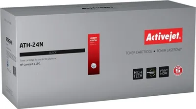 Produktbild von Activejet ATH-24N Tonerkartusche (Ersatz für HP 24A Q2624A; Höchste; 3000 seiten; schwarz), 3000 Seiten, Schwarz, 1 Stück(e)