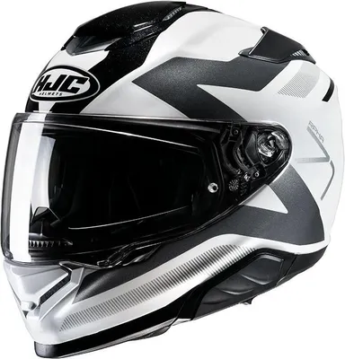 Image de Casque intégral HJC RPHA71 PINNA noir et blanc MC10 XXL
