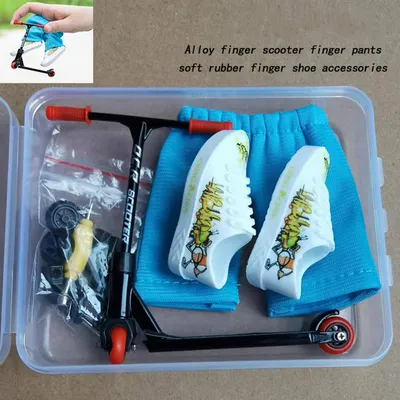 Produktbild von Finger-Scooter-Spielzeugset Finger-Scooter Legierung SP-7(blau) Spiele Tisch