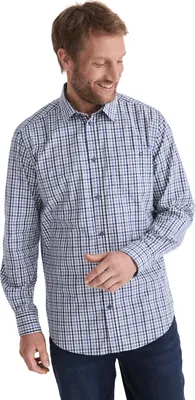Produktbild von Stooker Men HUGH Herren Langarmhemd Regular Fit L blue check