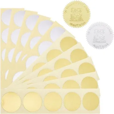 Immagine prodotto di Etichette con sigillo d'oro - Sigillo di  - 200 pezzi