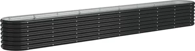 Zdjęcie produktu dla Podwyższone łóżko Stal malowana proszkowo 332x40x36 cm antracyt