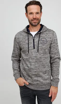 Produktbild von FQ1924 FQGunar Herren Kapuzenpullover Hoodie Pullover mit Kapuze meliert