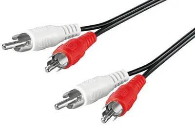 Produktbild von Stereo-Audiokabel 2x Cinchstecker  2x Cinchstecker - Länge: 0,50 m