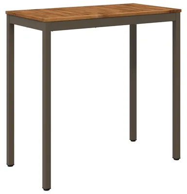 Produktbild von vidaXL Gartenbar-Tisch Natur und Kaffee 108,5 x 55 x 105 cm