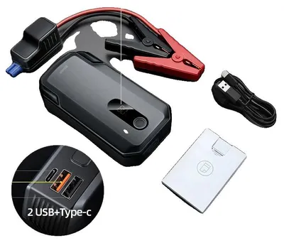 Produktbild von Auto-Starthilfe, 20000mAh Batterie, 2000A Spitzenstrom, 20000mAh 2000A