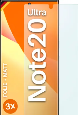 Produktbild von moex® 3x Schutzfolie kompatibel mit Samsung Note20 / Note20 5G - Displayschutzfolie Anti Reflex Folie, Matt