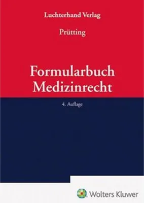 Immagine prodotto di Formularbuch Medizinrecht