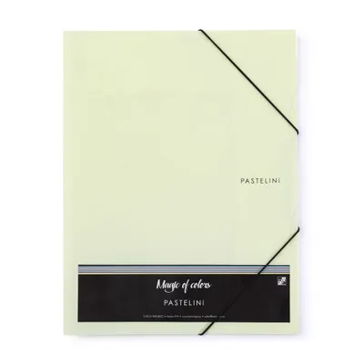 Immagine prodotto di CARTELLA P+P Pastelini con gomma A4 giallo