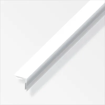 Produktbild von alfer Winkel 2.5 m, 20 x 20 mm PVC (Kunststoff) glatt weiss glänzend