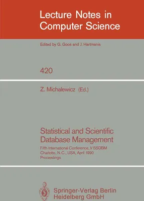 Produktbild von Statistical and Scientific Database Management