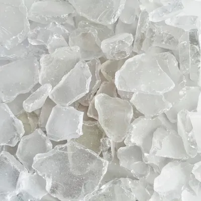 Produktbild von SEEGLAS, Mosaik, Glasscherben gerundet 20-50mm. 1kg. NATUR