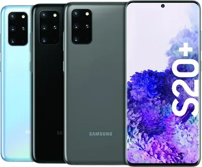 Produktbild von Samsung Galaxy S20+ SM-G985F/DS, 17 cm (6.7"), 8 GB, 128 GB, 12 MP, Android 10, Schwarz