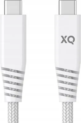 Obrázok produktu pre Kábel Xqisit USB-C na USB-C, 2 metre, biely