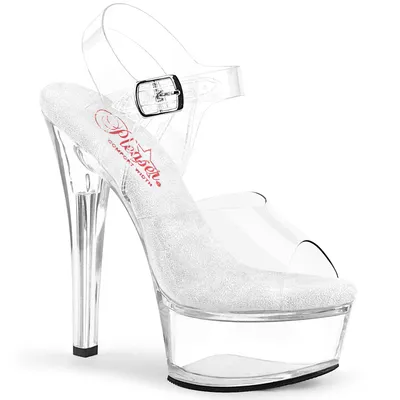 Obrázok produktu pre GLEAM-608 Dámske sandále Pleaser, transparentné , EU 36, US 6