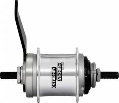 Obrázok produktu pre Náboj Sturmey Archer, jednorýchlostný, 36 L. strieborný. Sturmey Archer