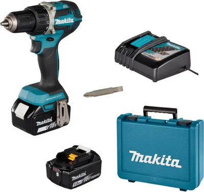 Immagine prodotto di Trapano avvitatore a batteria Makita DDF484RTE
